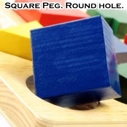 square peg